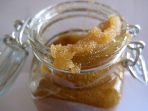 exfoliante azucar miel bellezaycosmeticanatural
